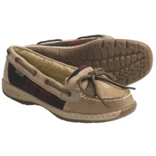 Eastland Sunrise Shoes - Leather, Fleece Lining (For Women) in Tan/Red Sherpa - Closeouts