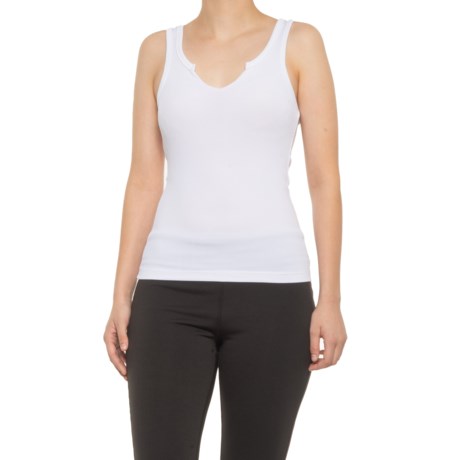 Gottex Easy Ribbed Tank Top (For Women) - WHITE RIB (XS )