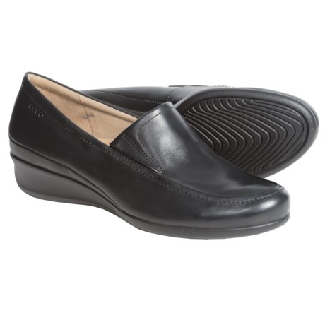 ECCO Abelone Shoes Leather Slip Ons For Women