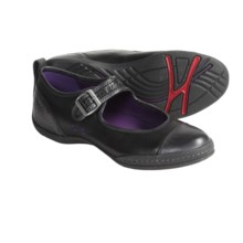 ECCO Athena Leather Shoes - Mary Janes (For Women) in Black/Black - Closeouts