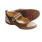 ECCO Athena Leather Shoes - Mary Janes (For Women) in Sand/Mahogany