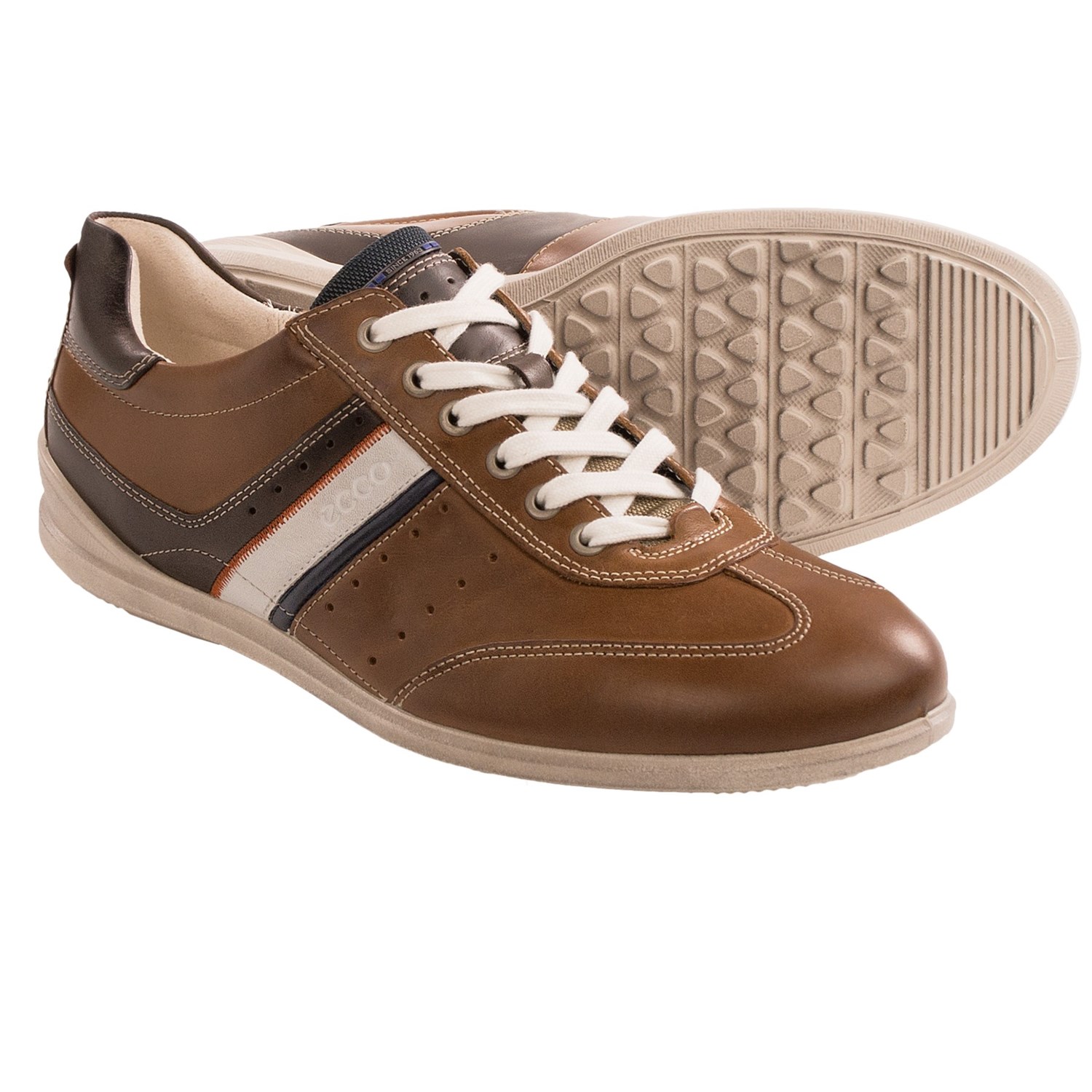 ECCO Chandler Dress Sneakers (For Men) in Walnut
