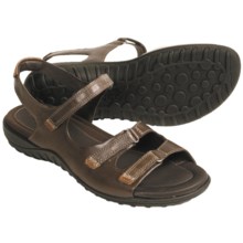 ECCO Charm Sandals - Leather (For Women) in Coffee - Closeouts