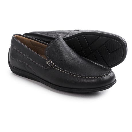 ECCO Classic Leather Moc Shoes Slip Ons For Men