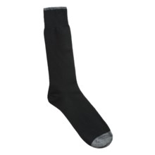ECCO Cotton Dress Socks - Lightweight, 3-Pack (For Men) in Black/Grey - Closeouts
