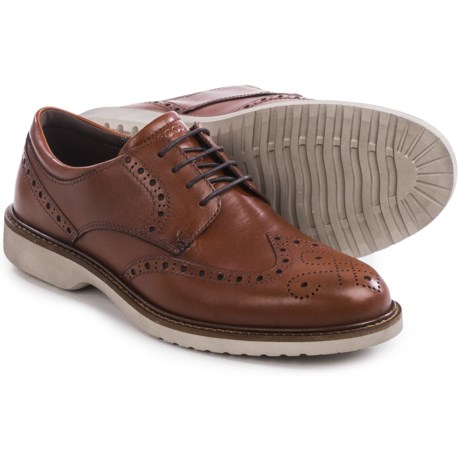 ECCO Ian Wingtip Shoes Leather For Men