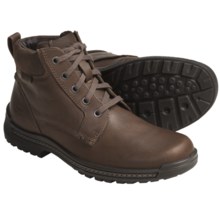 ECCO Iron Plain Toe Boots - Oiled Leather (For Men) in Sepia/Coffee - Closeouts