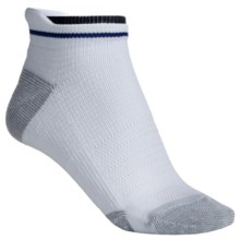 ECCO Low-Cut Tab Sport Socks - Pima Cotton (For Women) in White/Blue - Closeouts
