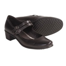 ECCO Pearl Shoes - Soft Buttery Leather, Mary Janes (For Women) in Coffee - Closeouts