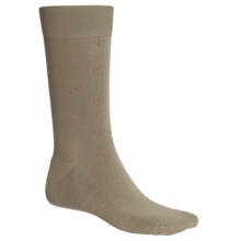 ECCO Pin-Dot Cotton Cushioned Golf Socks - Crew (For Men) in Taupe - Closeouts