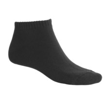 ECCO Solid No-Show Golf Socks - Midweight, Combed Cotton (For Men) in Black - Closeouts