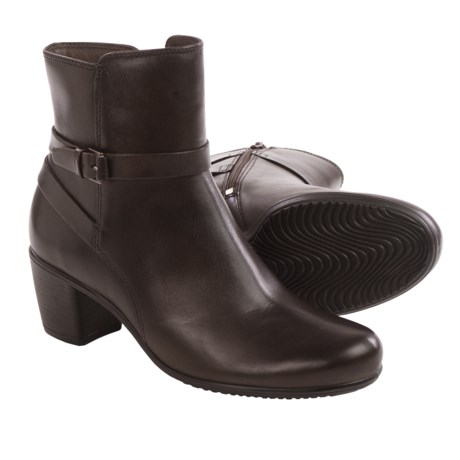 ECCO Touch 55 Leather Ankle Boots (For Women)