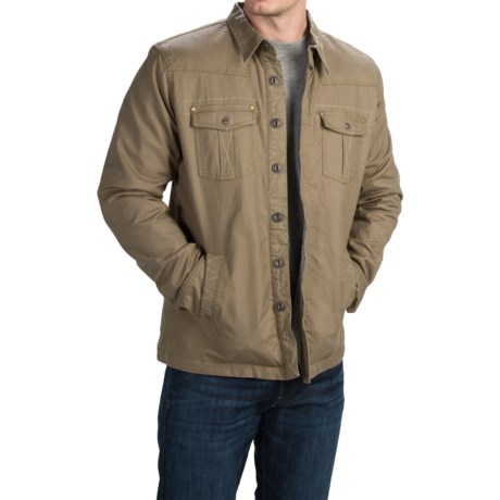 Ecoths Ryker Jacket Organic Cotton Button Front For Men