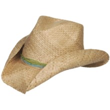 Eddy Bros. by Bailey Bethany Cowboy Hat - Raffia Straw, Pinch Crown (For Women) in Natural - Closeouts