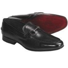 Eduardo G. Milano Loafer Shoes with Bit - French Calf Leather (For Men) in Black - Closeouts