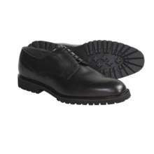 Eduardo G. Sussex Blucher Shoes - Leather, Plain Toe (For Men) in Black - Closeouts