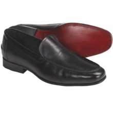 Eduardo G. Venezia Venetian Loafer Shoes - French Calf Leather (For Men) in Black - Closeouts