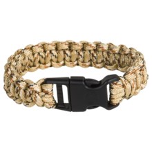 eGear Paracord Survival Bracelet - 8” in Camo Tan - Closeouts