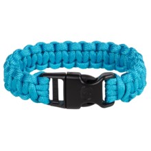 eGear Paracord Survival Bracelet - 8” in Light Blue - Closeouts