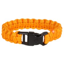 eGear Paracord Survival Bracelet - 8” in Orange - Closeouts