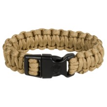 eGear Paracord Survival Bracelet - 8” in Tan - Closeouts