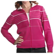 Eisbar Merino Wool Jet Ski Sweater - Zip Front (For Women) in Pink - Closeouts