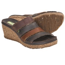 El Naturalista N402 Wedge Sandals (For Women) in Brown Multi - Closeouts
