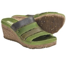 El Naturalista N402 Wedge Sandals (For Women) in Green Multi - Closeouts