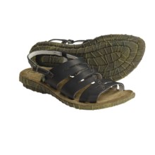 El Naturalista Palma N710 Strappy Sandals - Leather (For Women) in Black - Closeouts