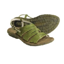 El Naturalista Palma N710 Strappy Sandals - Leather (For Women) in Green - Closeouts