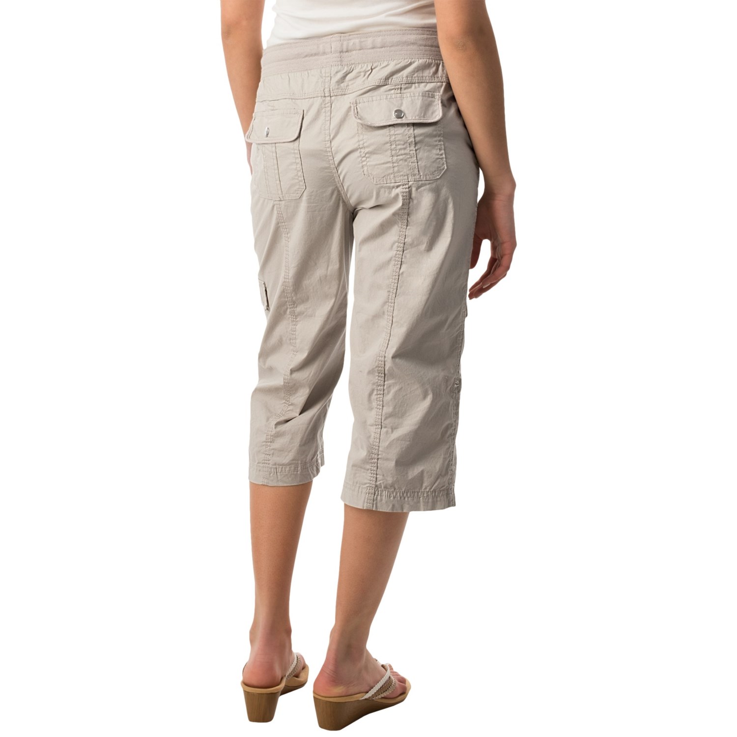 macys womens cargo capris