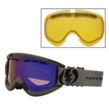 Electric EG1 Snowsport Goggles - Flash-Colored Lens in Rocket Exhaust/Bronze/Blue Chrome - Closeouts