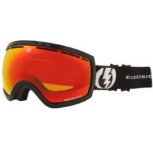 Electric EG2.5 Snowsport Goggle - Flash Colored Lens (For Women) in Gloss Black/Bronze/Red Chrome - Closeouts