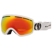 Electric EG2.5 Snowsport Goggle - Flash Colored Lens (For Women) in Gloss White/Bronze/Red Chrome - Closeouts