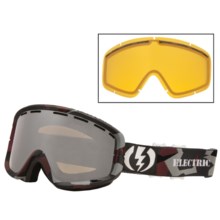 Electric EGB2 Snowsport Goggle - Printed Frame in Disorganize/Bronze/Silver Chrome - Closeouts