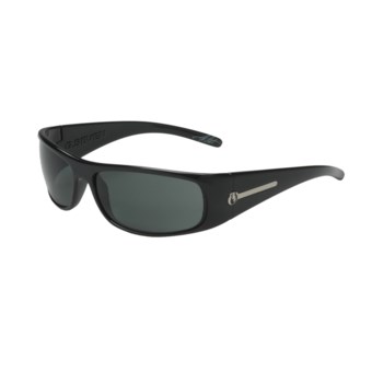 Electric G Seven Sunglasses in Gloss Black/Grey