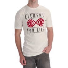 Element Forever T-Shirt - Organic Cotton Blend, Short Sleeve (For Men) in Natural - Closeouts