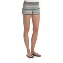 Element Lotus Shorts - Cotton Terry (For Women) in Grey Heather Reversible - Closeouts