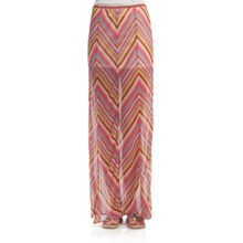 Element Mazatlan Maxi Skirt - Chiffon (For Women) in Natural - Closeouts