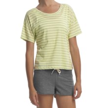 Element Naomi T-Shirt - Cotton Jersey Knit, Short Sleeve (For Women) in Citrus - Closeouts