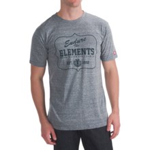 Element Tri-Blend T-Shirt - Short Sleeve (For Men) in National Park Grey Heather - Closeouts