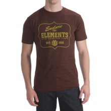 Element Tri-Blend T-Shirt - Short Sleeve (For Men) in National Park Merlot - Closeouts