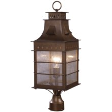 Elk Lighting Colony Height 1-Light Outdoor Post Mount - Extra Large in Coffee Bronze - Closeouts