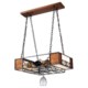 Elk Lighting Napa 4-Light Chandelier with Wine & Glass Rack