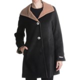 Ellen Tracy Outerwear Swing Coat - Wool Blend (For Women)