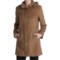 Ellen Tracy Outerwear Topper Coat - Wool Blend (For Women) in Carmel
