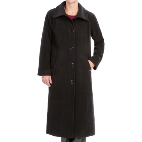 Ellen Tracy Wool Maxi Coat For Women