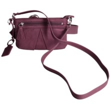 Ellington Simone Convertible Belt Bag - Leather (For Women) in Dark Purple - Closeouts