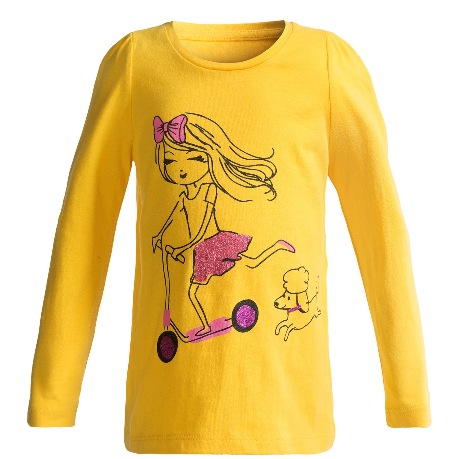 Embellished TShirt Long Sleeve (For Infant and Toddler Girls) Save 53