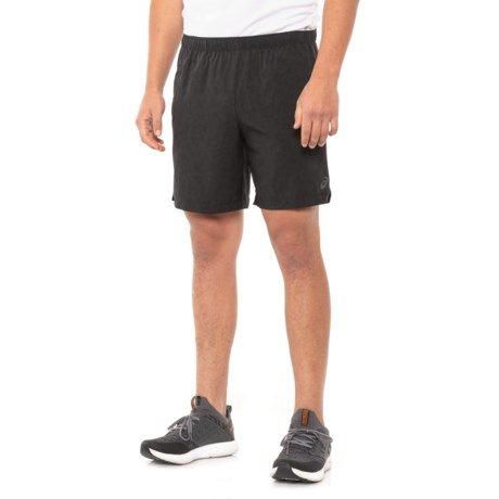 ASICS Embossed Camo Training Shorts - 7? (For Men) - PERF BLACK (L )
